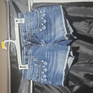 Maurices 3/4 short denim shorts